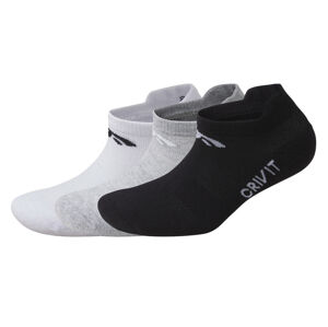 CRIVIT Dámské sportovní ponožky, 3 páry (37/38, černá/šedá/bílá)