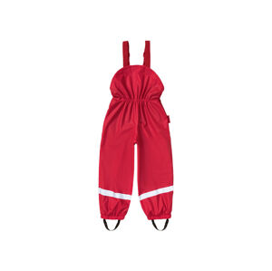 Playshoes Dětské nepromokavé kalhoty s fleecovou podšívkou (child#Žádný údaj#unisex, 134/140, červená)