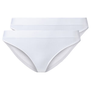 esmara® Dámské bezešvé kalhotky, 2 kusy (XL (48/50), bílá)