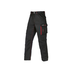 PARKSIDE® Pánské pracovní kalhoty (58, černá/červená)