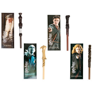 The Noble Collection Propiska a záložka ve stylu kouzelnické hůlky Harry Potter