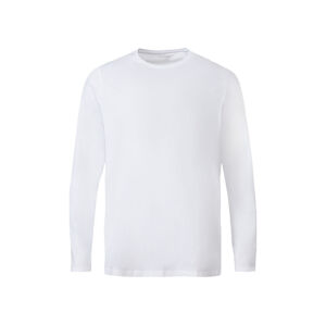 LIVERGY® Pánské triko s dlouhými rukávy (adult#male, XXL (60/62), bílá)