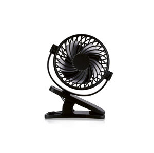SILVERCREST® Mini ventilátor SKV 4.5 A1 (ventilátor s klipem/černá)