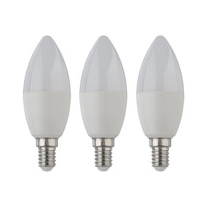 LIVARNO home LED žárovka, 2/3 kusy (6 W E14 svíčka, 3 kusy)