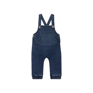 lupilu® Dětské kalhoty s laclem s BIO bavlnou (74/80, tmavě modrá)