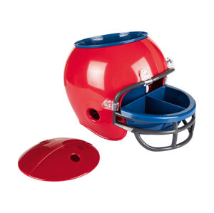 ERNESTO® Nádoba na snack ve tvaru helmy (červená)