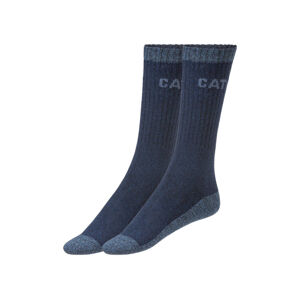 Caterpillar Pánské pracovní termo ponožky, 2 páry (adult#male, 43/46, navy modrá)
