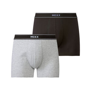 MEXX Pánské boxerky, 2 kusy (adult#male#ne#undershorts, M, černá/šedá)