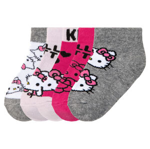 Dívčí nízké ponožky, 5 párů (19/22, Hello Kitty)
