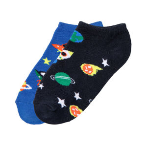 Dětské ponožky, 2 páry (35/38, kosmonaut)