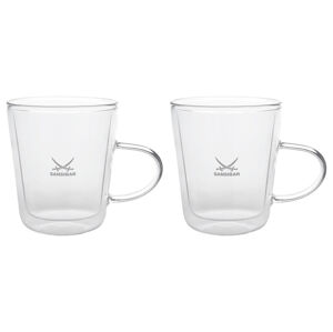 SANSIBAR Sada termo sklenic, 2dílná/3dílná (sklenice na čaj, 2 kusy)