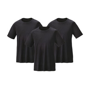 PARKSIDE® Pánské triko, 3 kusy (S (44/46), černá)