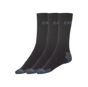 Caterpillar Pánské pracovní ponožky, 3 páry (adult#male, 47/50, černá)