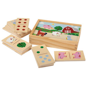 Playtive Dřevěná motorická hra (domino)