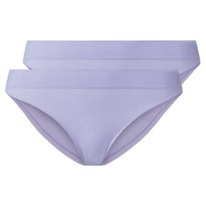 esmara® Dámské bezešvé kalhotky, 2 kusy (S (36/38), lila fialová)