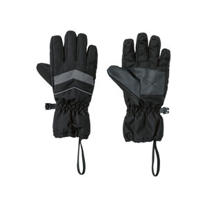CRIVIT Dětské lyžařské rukavice (child#male, 5, černá/šedá)