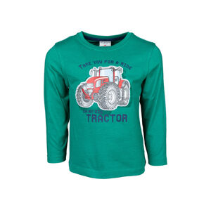 Salt and Pepper Dětské triko s dlouhými rukávy (child#male, 116/122, zelená Tractor)
