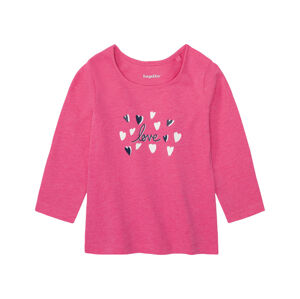 lupilu® Dívčí triko s dlouhými rukávy (child#female#ne, 110/116, korálová)
