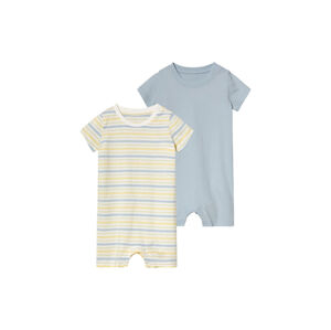 lupilu® Chlapecké pyžamo s BIO bavlnou (62/68, bílá/modrá)