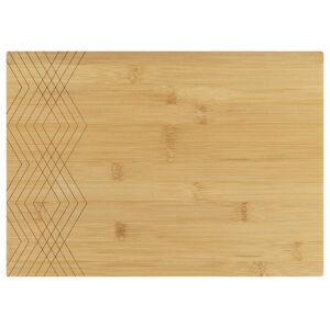 ERNESTO® Kuchyňské bambusové prkénko (geometrický vzor)