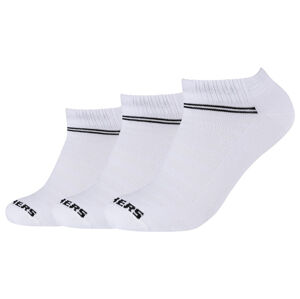 Skechers Dámské / Pánské ponožky, 3 páry (35/38, bílá, Sneaker)