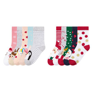 pepperts!® Dívčí vánoční ponožky, 5 párů (child 2 years onwards#female)