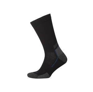 CRIVIT Pánské běžecké ponožky s BIO bavlnou (45/46, černá)