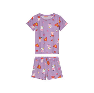 Dívčí pyžamo Prasátko Peppa (86/92, Prasátko Peppa / lila fialová)