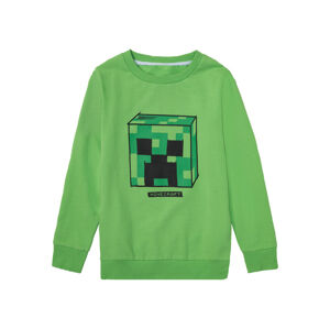 Minecraft Dětská mikina (110/116, zelená)
