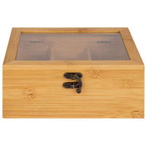 ERNESTO® Sada kuchyňských bambusových prkének / Bambusový box na čaj (box na čaj)
