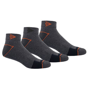 DUNLOP Pánské pracovní ponožky, 3 páry (43/46, šedá)
