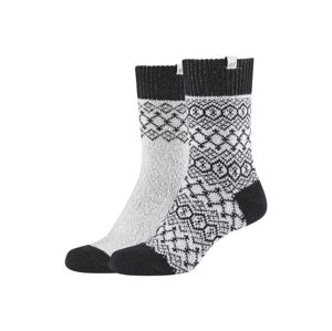 Skechers Dámské ponožky, 2 páry (35/38, vzor/černá)