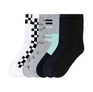 pepperts!® Chlapecké ponožky s BIO bavlnou, 7 párů  (31/34, šedá/modrá/černá/bílá)
