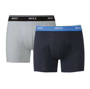 MEXX Pánské boxerky, 2 kusy (L, navy modrá / modrá Gereyish)