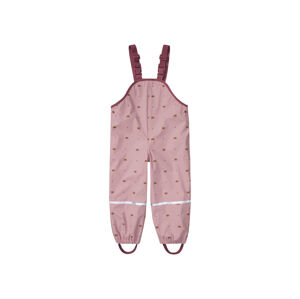 lupilu® Dívčí nepromokavé kalhoty s podšívkou (122/128, vzorovaná světle růžová)