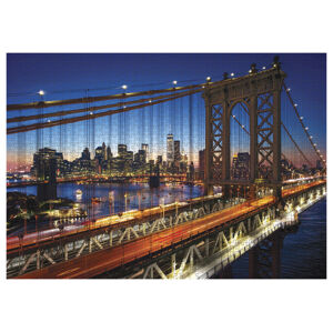 Playtive Svíticí puzzle, 1 000 dílků (Brooklyn Bridge)