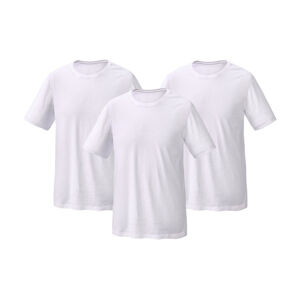 PARKSIDE® Pánské triko, 3 kusy (L (52/54), bílá)