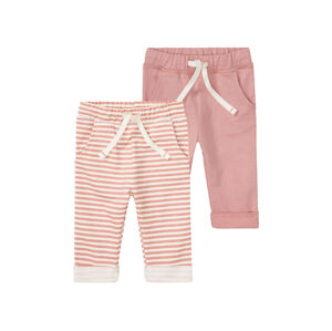 lupilu® Dívčí kalhoty „Jogger" BIO (baby/infant#female#ne, 86/92, světle růžová)
