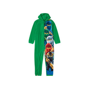 LEGO® NINJAGO Chlapecký overal s kapucí (child#male#ne, 98/104, zelená/pruhovaná)