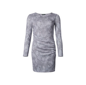 esmara® Dámské síťované mini šaty, šedá (M (40/42))