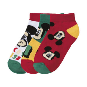Chlapecké ponožky, 3 páry (31/34, Mickey Mouse)