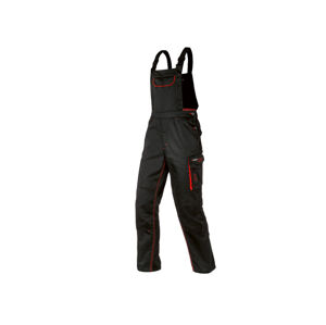PARKSIDE® Pánské pracovní kalhoty (54, černá/červená)