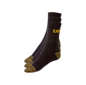 Caterpillar Pánské pracovní ponožky, 3 páry (adult#male, 43/46, černá)