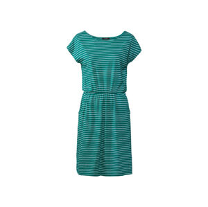 esmara® Dámské šaty (adult#female#ne, L (44/46), zelená/bílá)