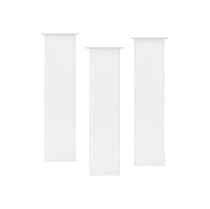 Sada panelových závěsů Linus, 60 x 245 cm, 3dílná, bílá