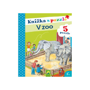 Dětská knížka s puzzle (ZOO)