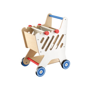 Playtive Dřevěný toaletní stolek / Nákupní vozík  (nákupní vozík)