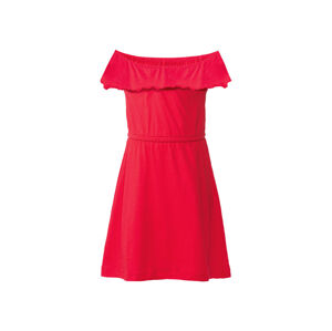 lupilu® Dívčí šaty (child#female#ne, 110/116, červená)
