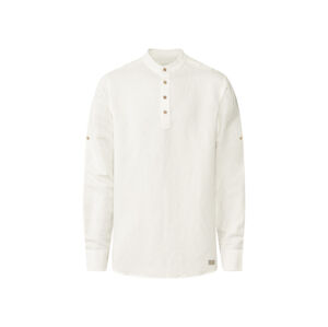 LIVERGY® Pánská volnočasová košile  (L (41/42), bílá)
