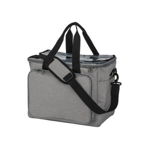 crelando® Kufr na kolečkách pro šicí stroj / Taška (taška na pletací potřeby šedá)